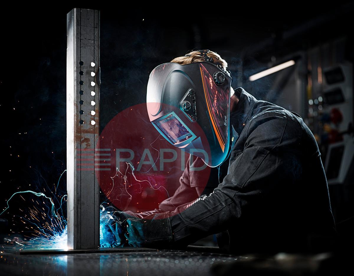 9875040  Kemppi S-Line S1040 Welding Helmet, with Variable Shade 5-8 / 9-13 Auto Darkening Filter